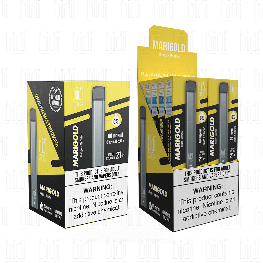 MARIGOLD Display Box 10 Pack - Wholesale bidi vapor