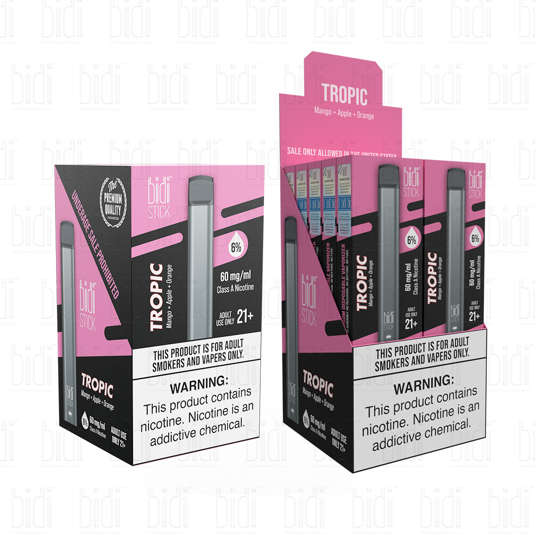 TROPIC Display Box 10 Pack - Wholesale bidi vapor
